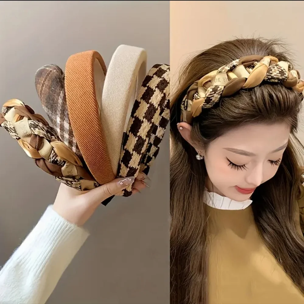 Headbands Winter Autumn Colors 5pc Set